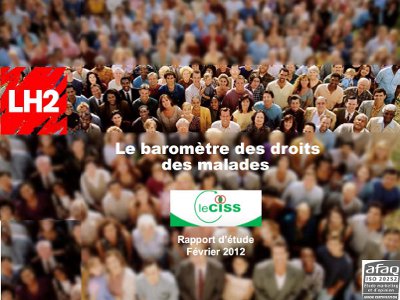 couverture du baromètre-LH2 CISS sur les droits des malades