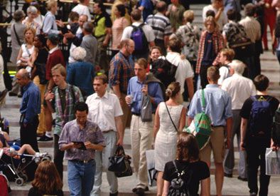 Haut Conseil du financement de la protection sociale. Image illustrant la population française
