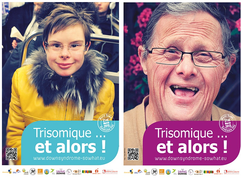 affiche de la journ&eacute;e mondiale trisomique en 2012