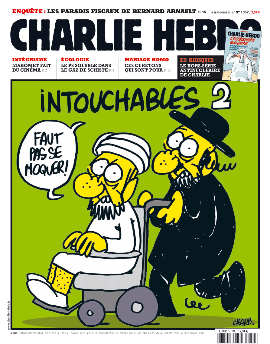 Caricature Mahomet 19 septembre 2012