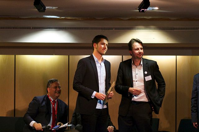 Remise de prix co-fondateur a Bird Office, Arnaud Katz
