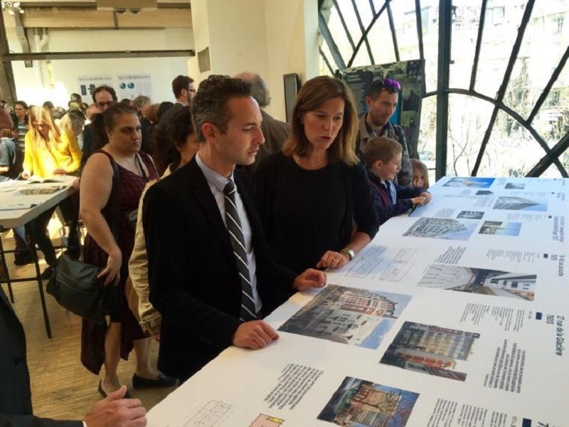 Expostion Metamorphoses Inauguree par Ian Brossat, adjoint a Paris