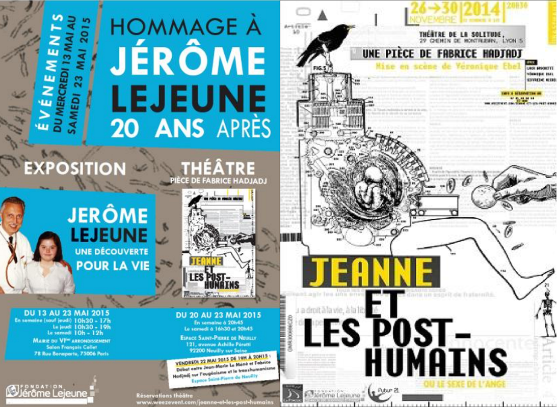 Fondation Lejeune affiche manifesation