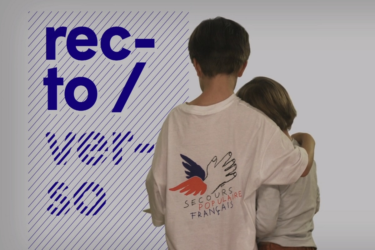 Affiche Vente au enchere a l aveugle Recto_Verso au profit du secours populaire
