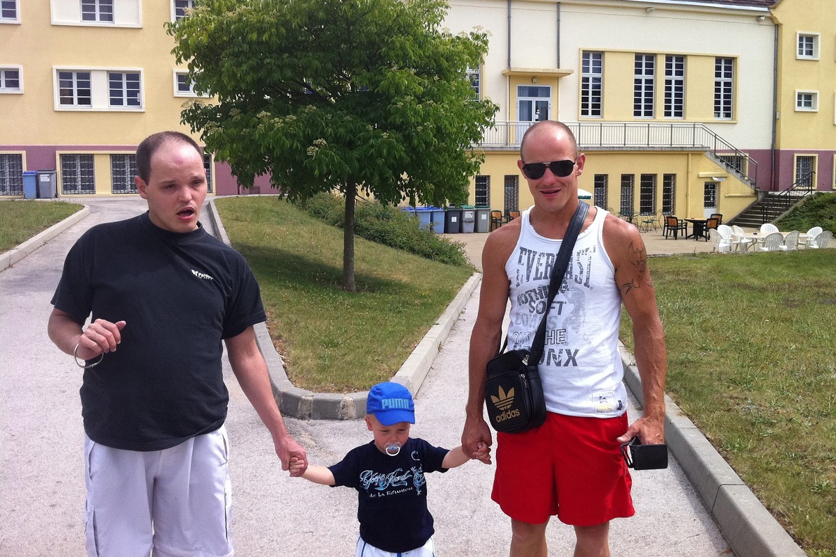 Dimitri et son frere Nicolas FARGETTE au centre son fils