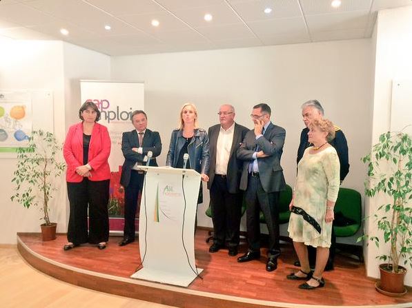 Inauguration Agence Cap Emploi a Mendes en Lozere Discours Segolene NEUVILLE