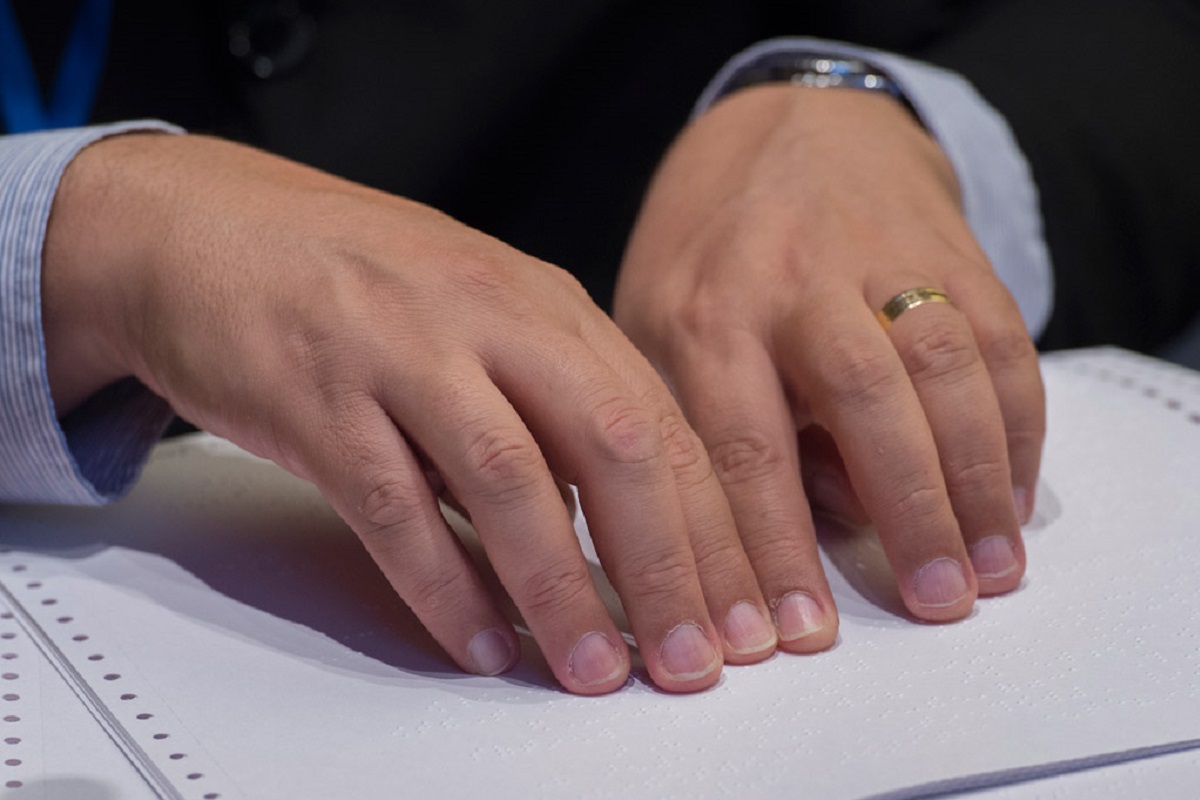 Lecture d un texte en braille