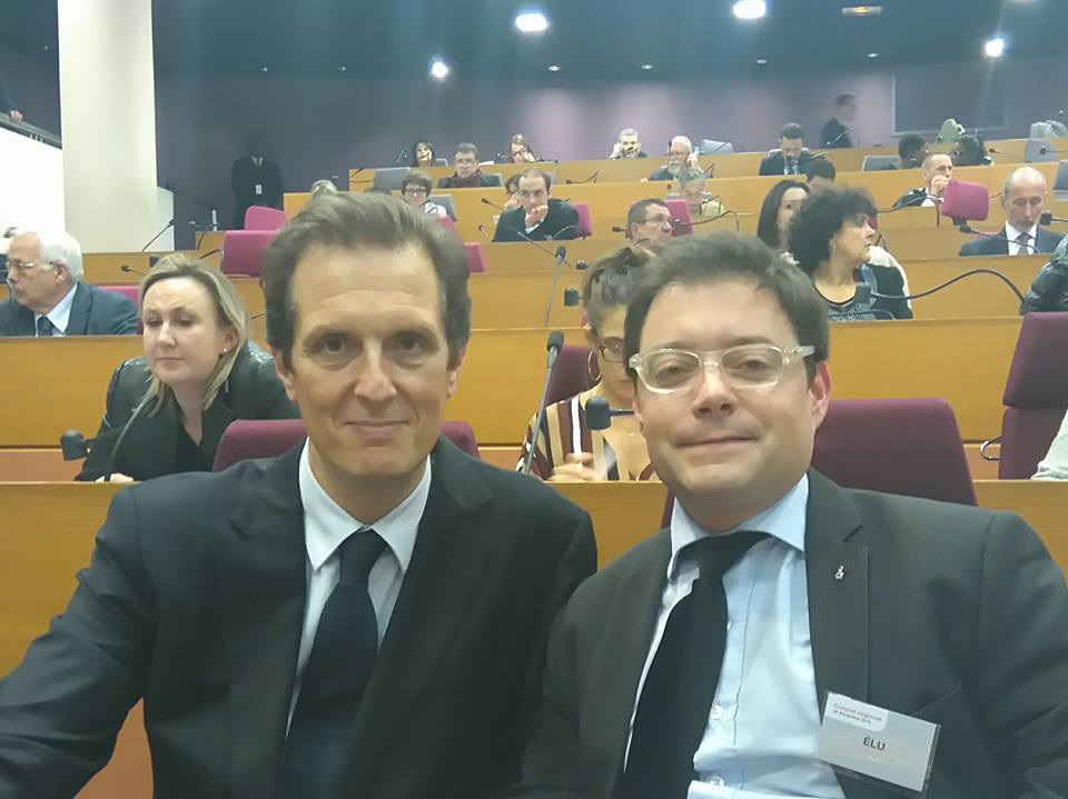 Pierre DENIZIOT le 18 decembre 2015 lors de sa prise de fonction