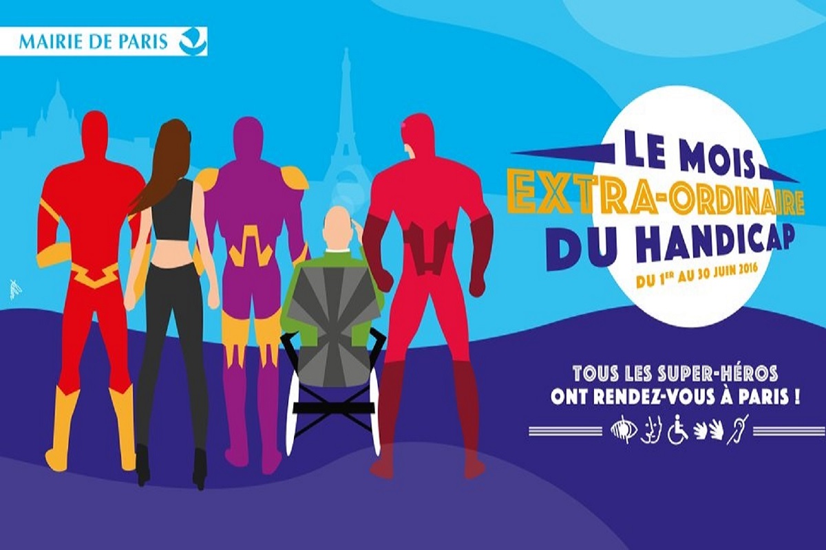 Affiche partielle 8 edition mois extraordinaire du handicap a paris