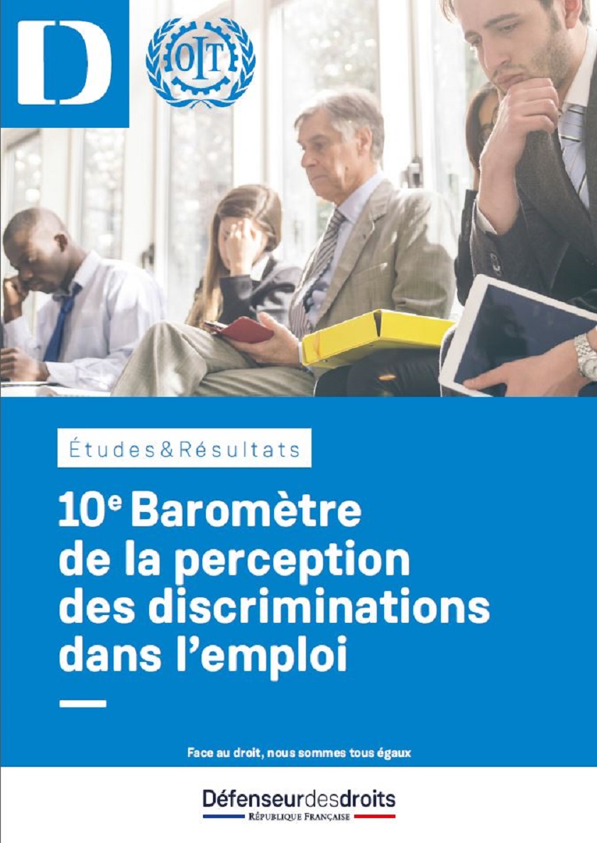 Couverture du 10e barometre de la perception des discriminations dans l emploi