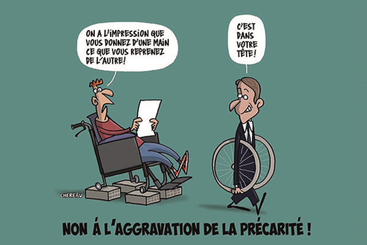 precarite des personne handicapee