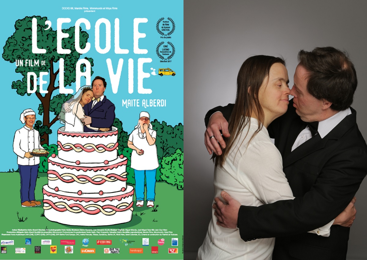 Affiche du documentaire actuellement visible dans 14 salles de cinémas en France l'Ecole de la vie