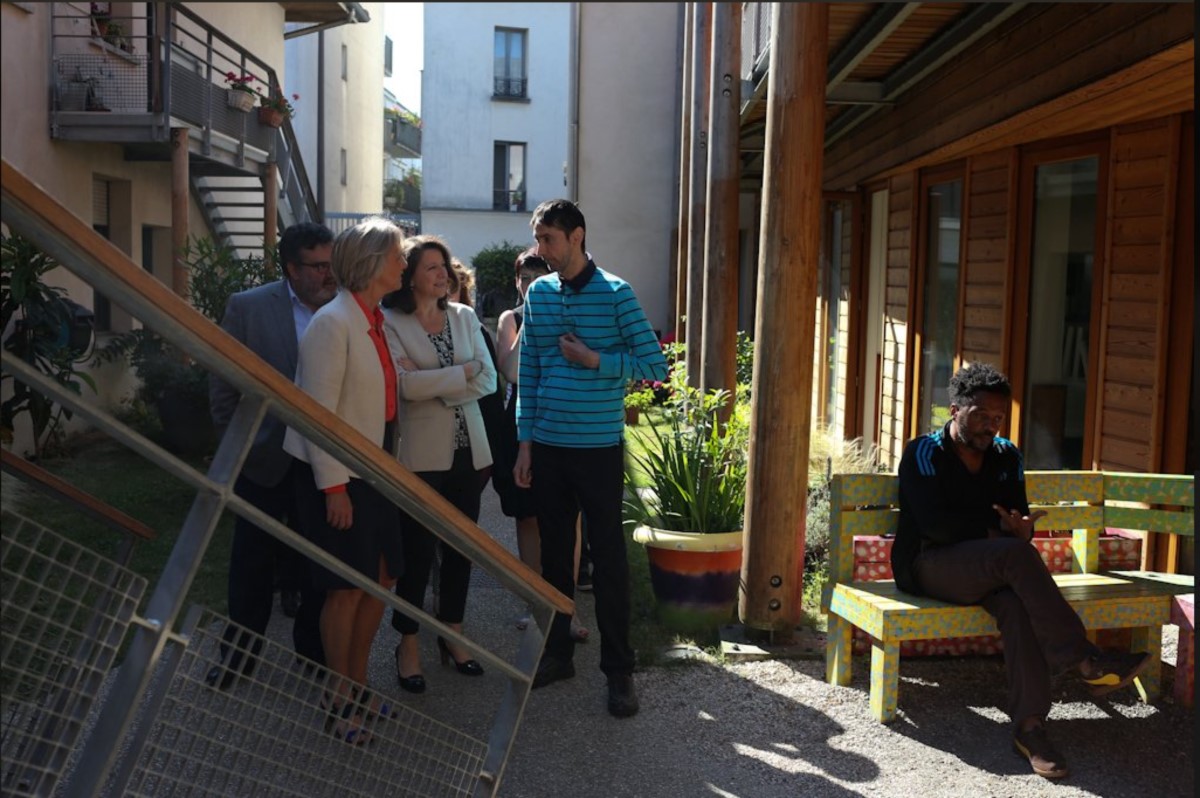 Visite des Installation du foyer Camille Claudel. Nos objectifs changer le regard sur la sante mentale mieux prevenir les trouble