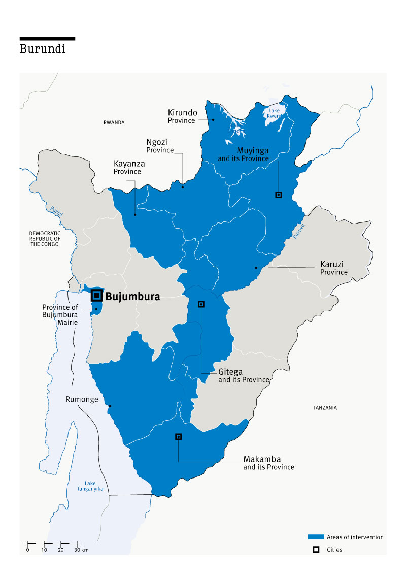 Carte des programmes réalisée en 2018 au burundi 8f002
