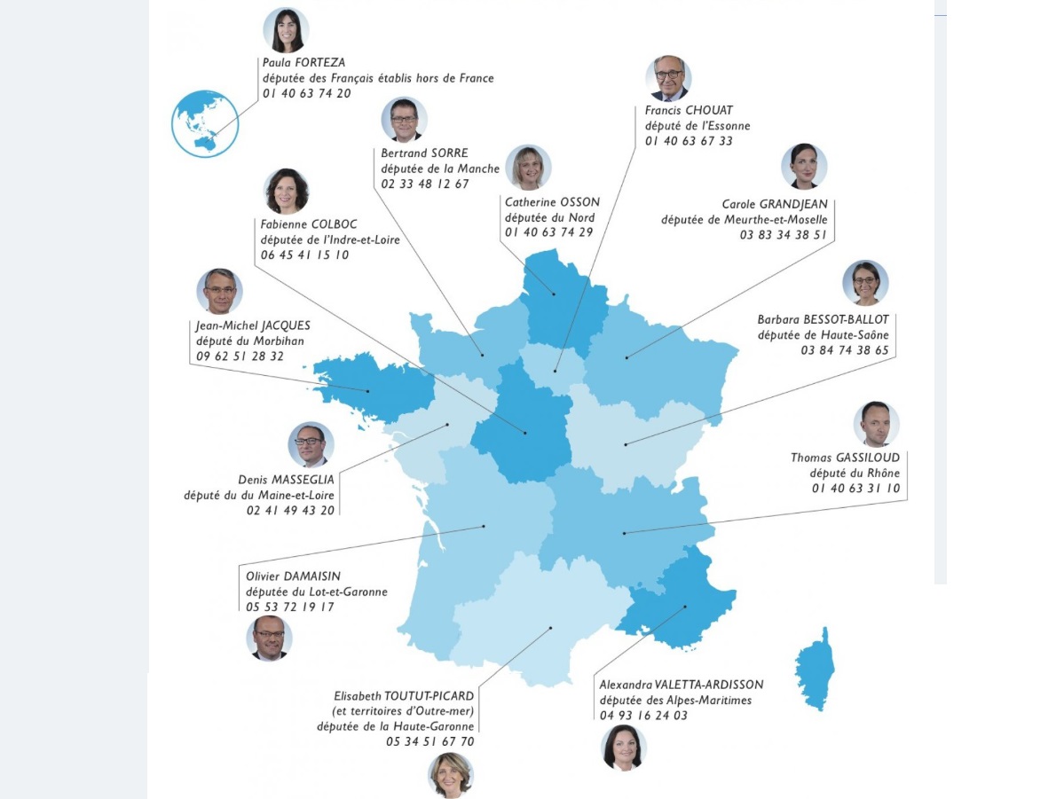 les députés lrem referents locaux dans chaques régions française 1d0ea