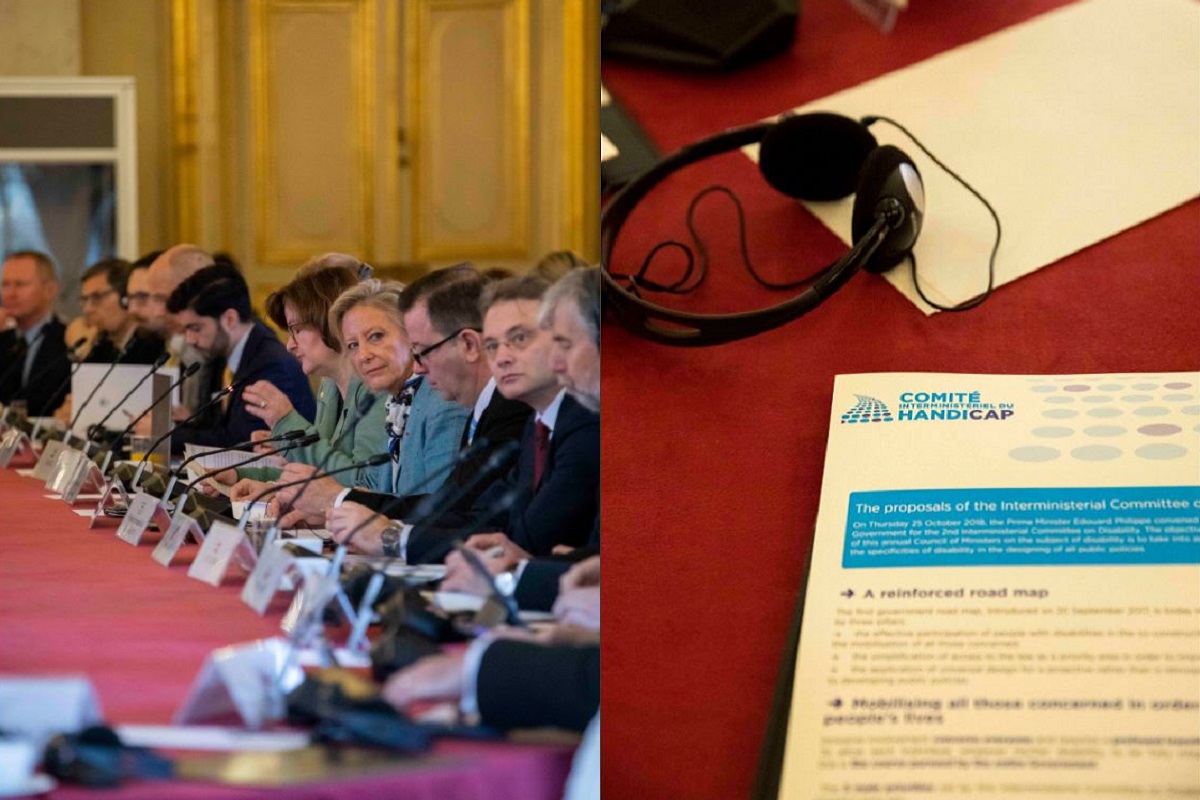 Réunion des ministres européen en charge du handicap a paris avec ici Sophie cluzel 678e6