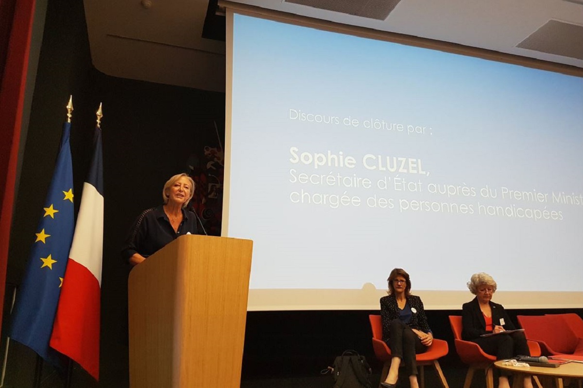 Sophie CLUZEL lors de son discours de clôture devant les membres du comité le 10 juillet 2019 06e8e