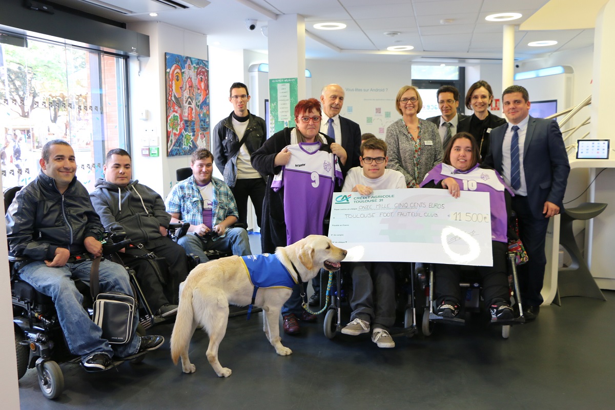 TFFC et Credit Agricole 31 remise de cheque