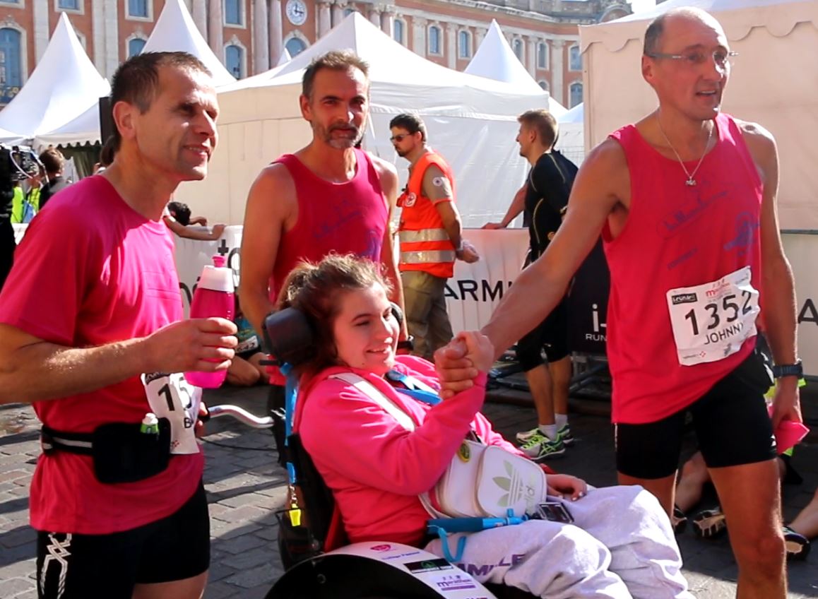 Arrivee du marathon Toulouse Metropole ave le club Mans A 72