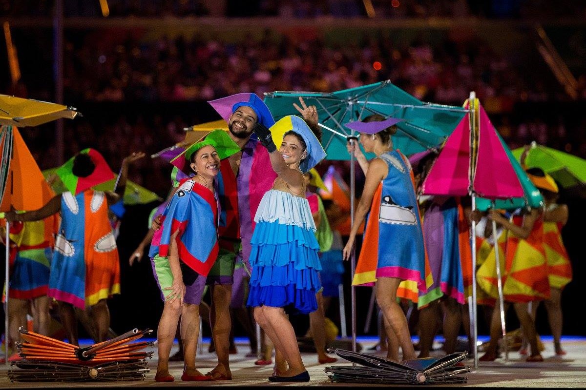 Spectacle de la cérémonie d'ouverture dans le stade de Maracana au Brésil © CIP 2016 / Compte Facebook 