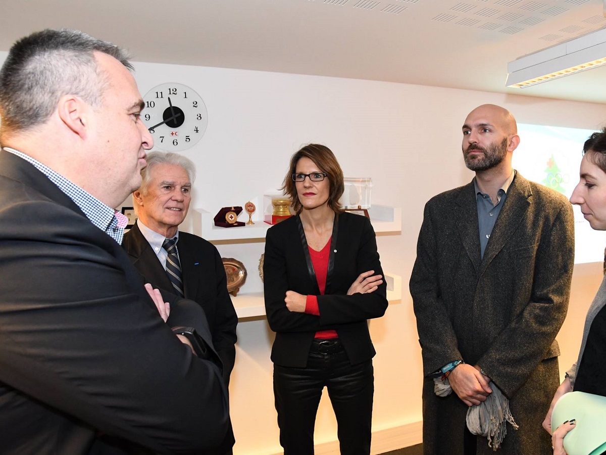 Les Responsable de la FFSA et des invites a la signature de la convention