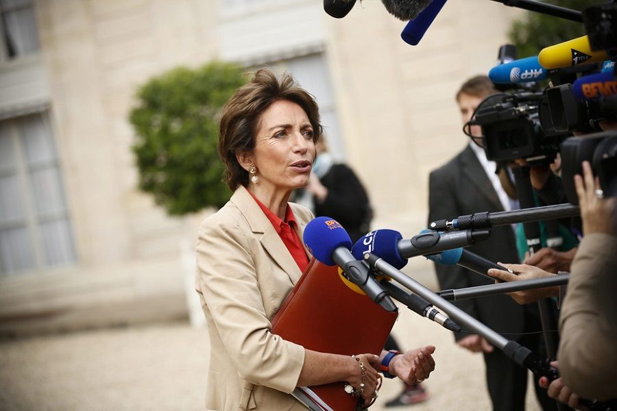 Marisol Touraine sortie du conseil des ministres Photo MaxPPP