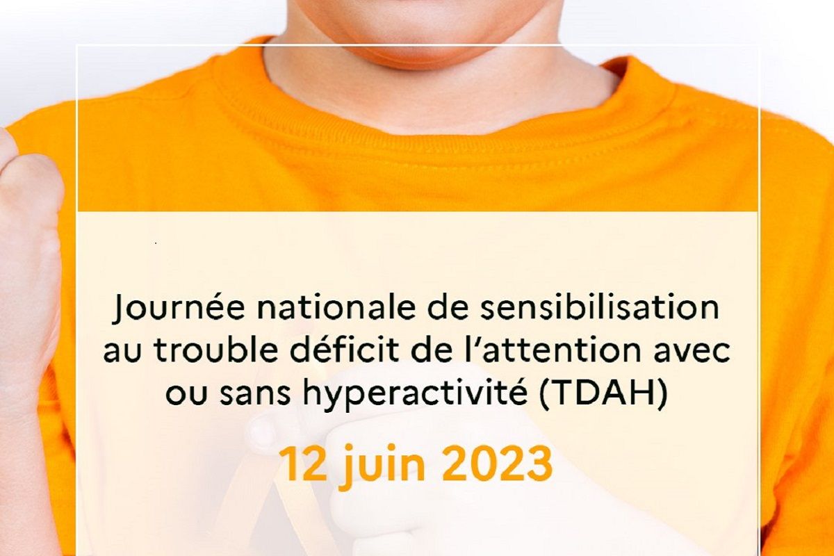 Affiche de la journée nationale de sensibilisation des troubles au trouble déficit de l'attention avec ou sans hyperactivité 41438