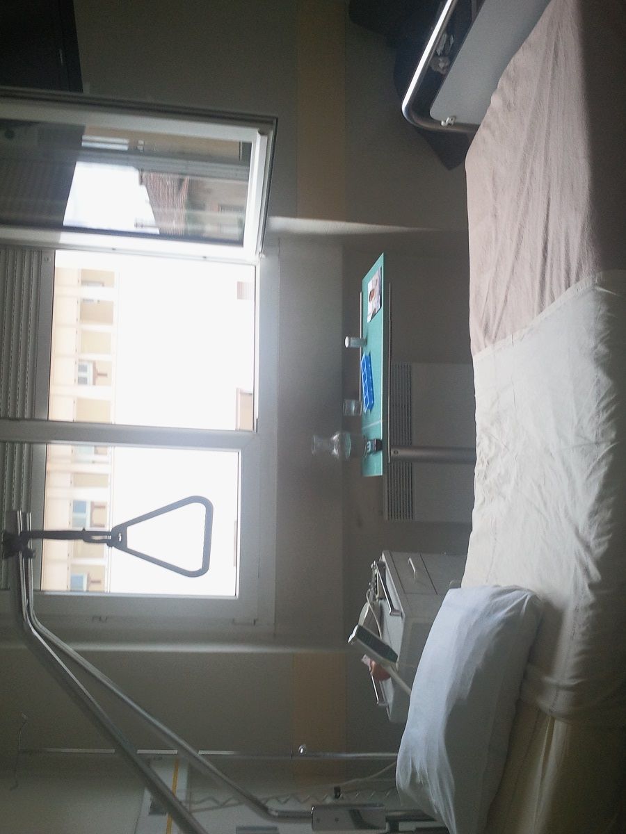 Une chambre d’hôpital a Toulouse au CHU de Purpan