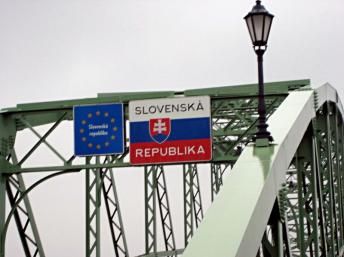 Frontiere européenne avec la république slovaque