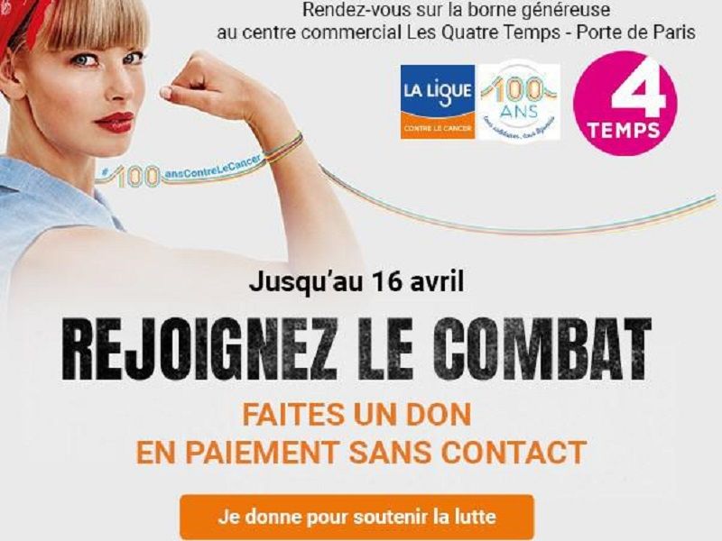 Faite un don sans contact pour la Ligue contre le Cancer
