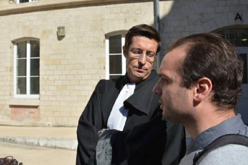 Francois LAMBERT et Bruno LORIT son avocat devant le tribunal administratif de Chalons en_Champagne