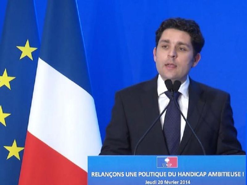 Frederic Bouscarle  fondateur du collectif Handi Pop qui rassemble des handicapes chez les Republicains