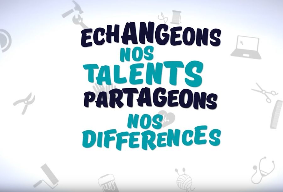 Affiche prix de la Fondation MAAF sous le theme du handicap Echangeons nos talents partageons nos differences