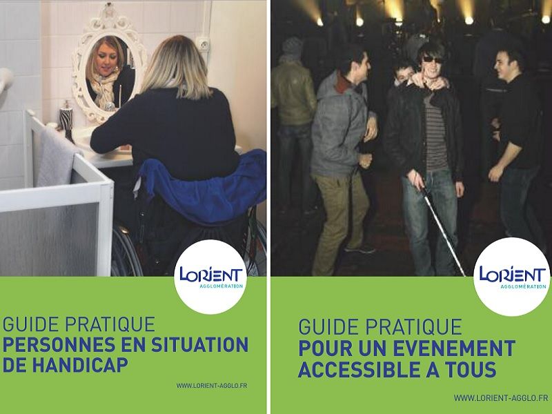 Deux Guide pratique d'accessibilite &eacute;dit&eacute;e par l'agglomeration de Lorient