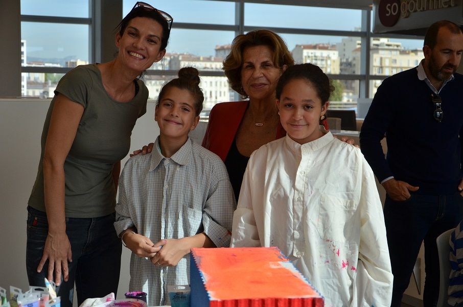 Slyvie Fouquet Naila Saade et les enfants de Destination Familles