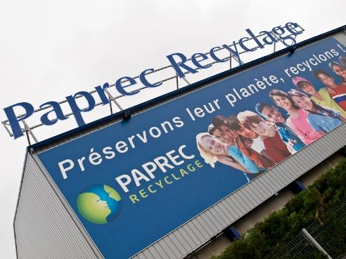 Facade de l'une des entreprises du Groupe PAPREC sud-ouest_atlantique