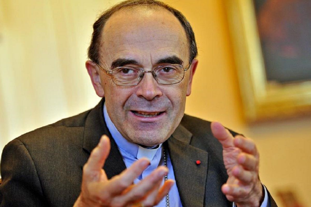 Le Cardinal Philippe Barbarin, archeveque de Lyon