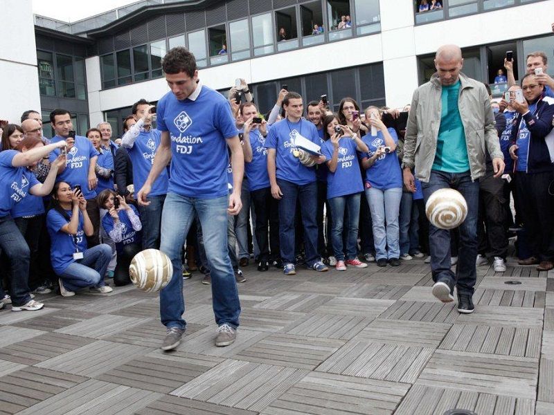 Zinedine Zidane et la FDJ