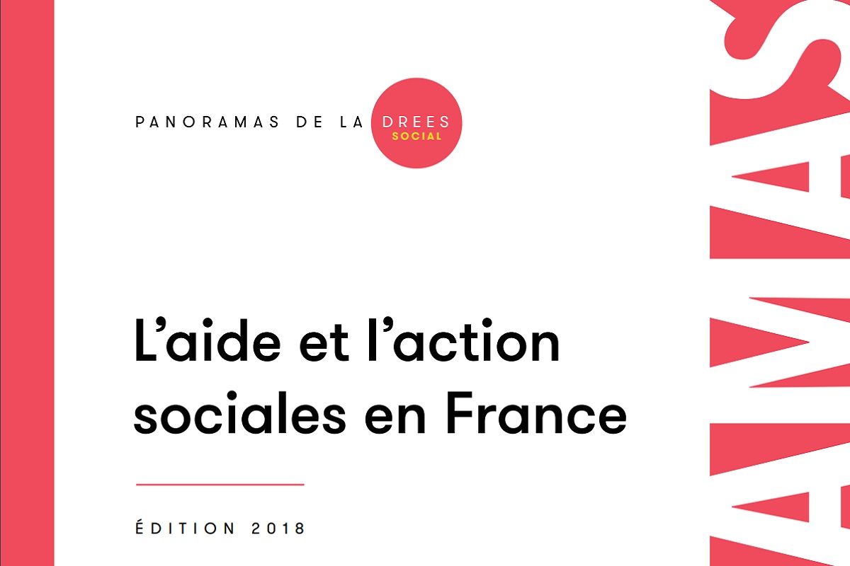 premiere de couverture de letude detaille de la drees sur laide et laction sociale en france