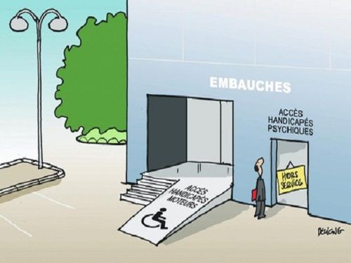 Le handicap psychique reste tabou en entreprise (Illustration)