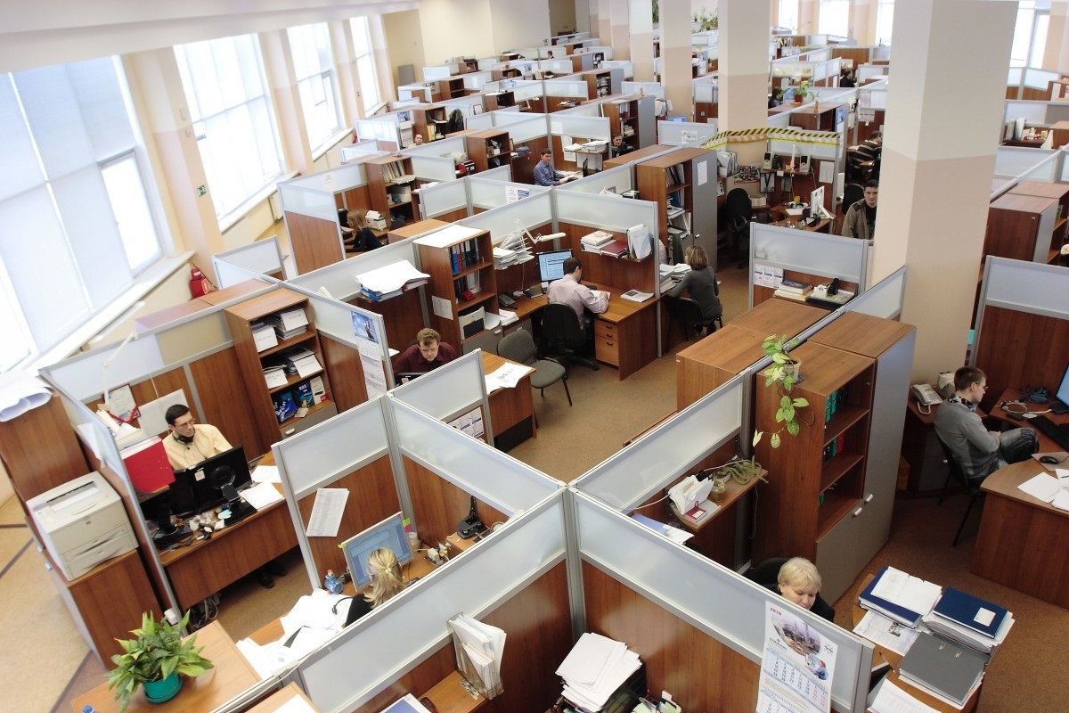 Des bureaux de travail au sein dune entreprise d'architecture