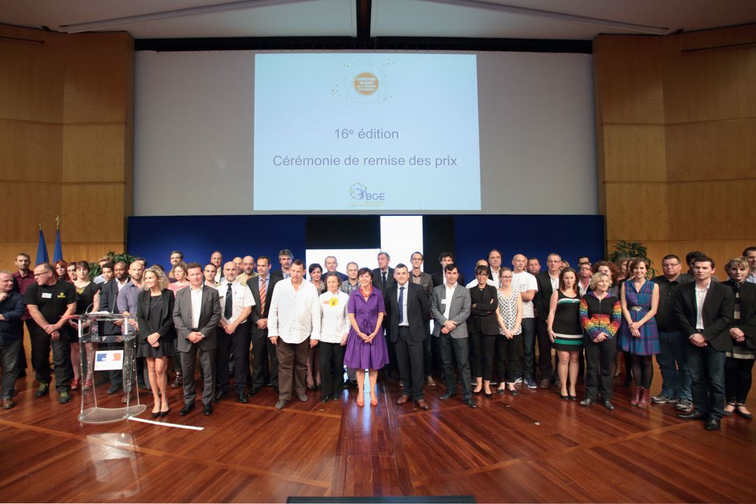 Remise de prix talent de la création d'entreprise 2014