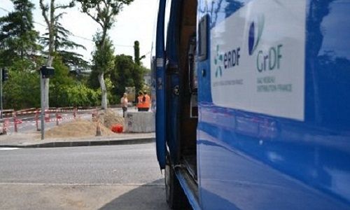 Un véhicule de l'agence EDF près de Montpellier lors d'une intervention (Archives)