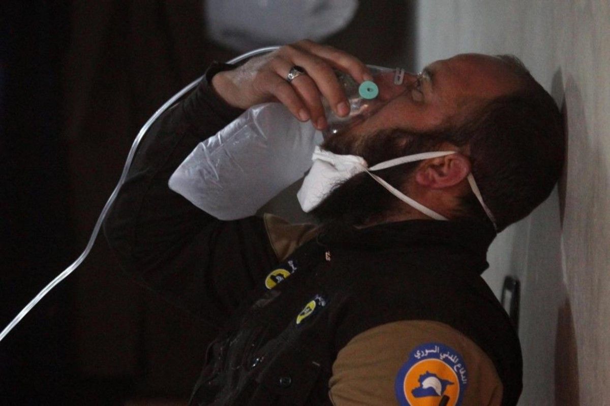 En octobre une mission conjointe de lOIAC et de lONU a découvert que larmée de lair syrienne était a lorigine dune attaque au gaz sarin qui avait fait des dizaines de morts à Khan Sheikh