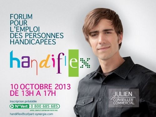 Affiche de la 5e édition du Forum Handiflex organisé par Cofidis