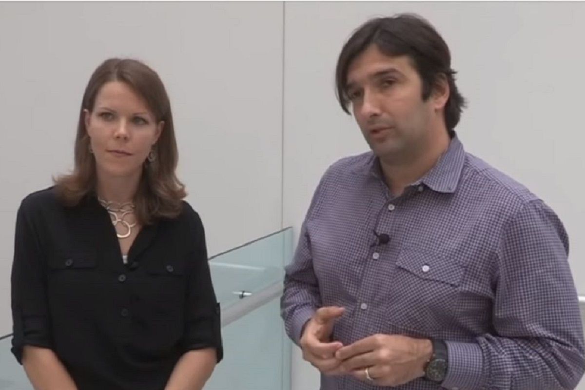 Le Docteur Shelly BUFFINGTON le Pr. Mauro COSTA MATTIOLI auteur principal de l etude