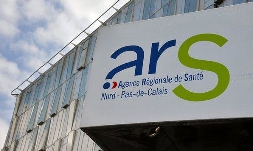 Façade du siège de l'agence régionale de santé du Nord Pas de Calais à Lille