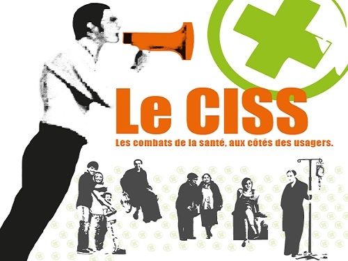 Logo du CISS présent sur dépliant de présentation du collectif inter-associatif