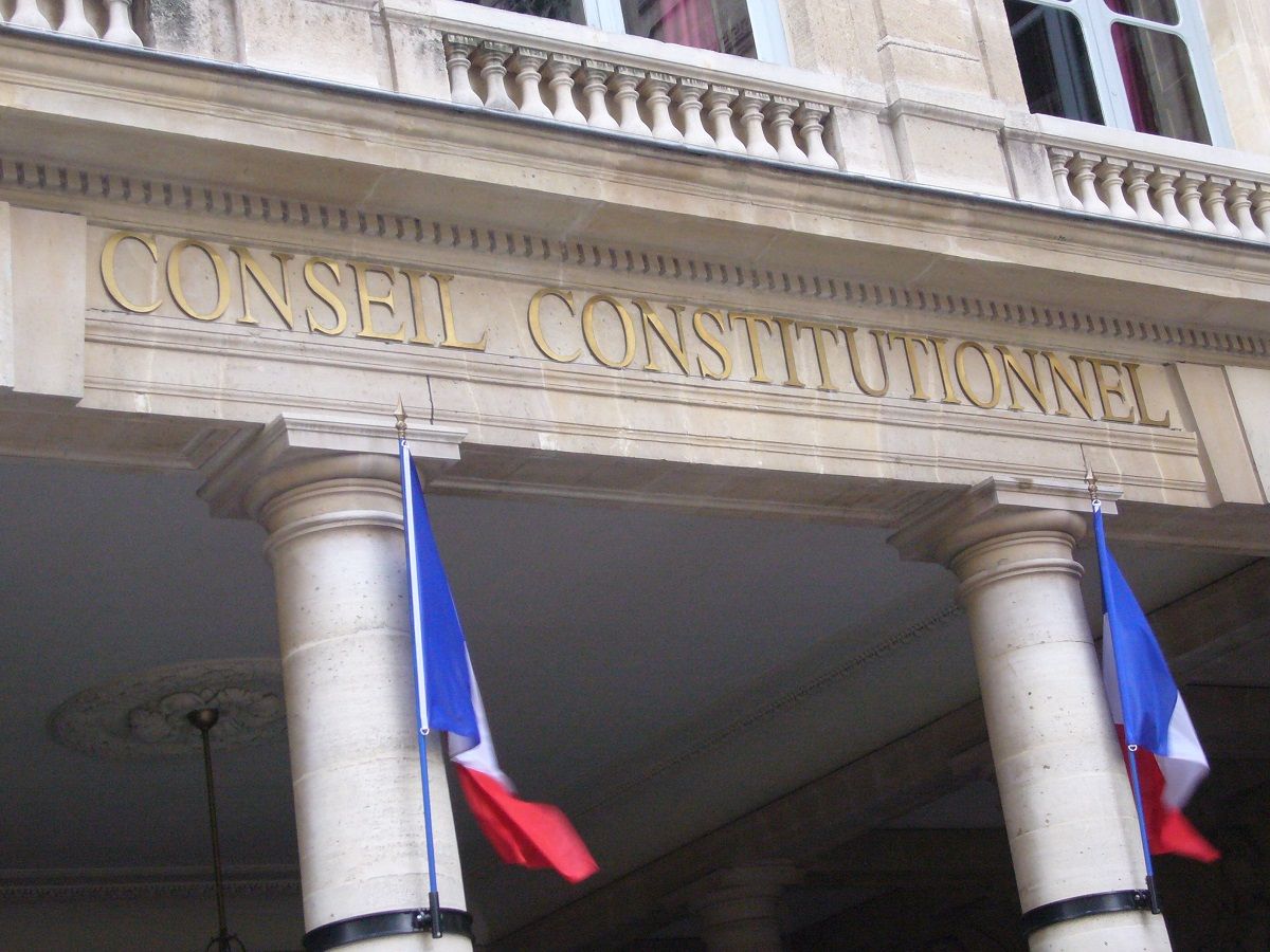 Facade principal du Conseil Constitutionnel