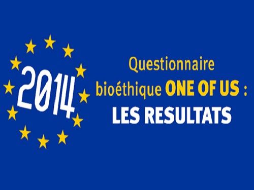 One Of Us reponses a son questionnaire bioethique